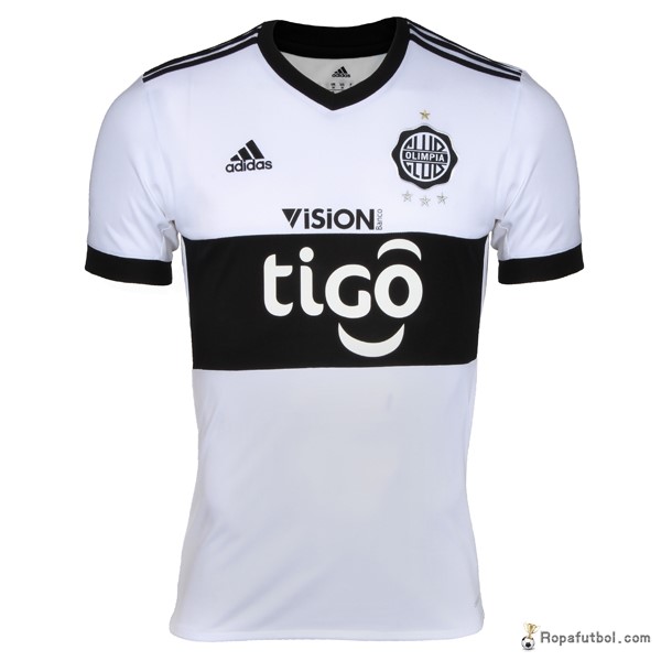 Camiseta Club Olimpia Replica Primera Ropa 2017/18 Negro